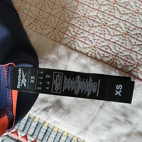 Reebok PureMove Sports Bra Navy XS Gym Workout Athletic Supportive Running NWT - Picture 11 of 14